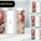Bachelorette party tumblers with names; Bold script bride tumbler with straw; Maid of honor tumbler in hot pink
